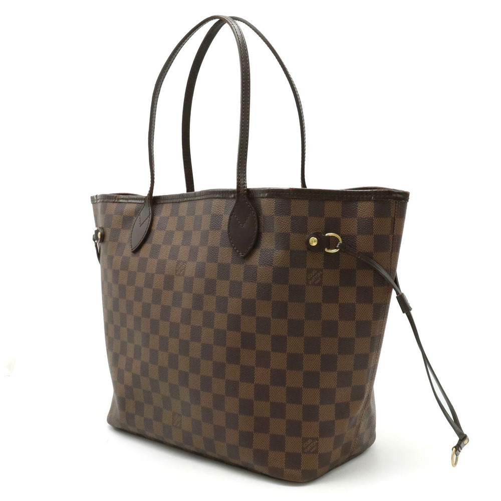 Louis Vuitton Tote Shoulder Neverfull Damier Bag Brown